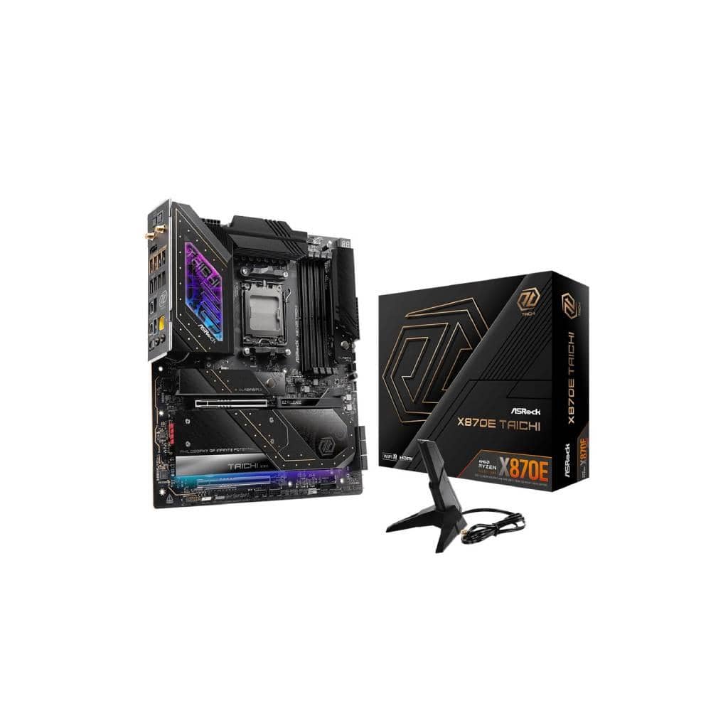 ASRock X870E Taichi: ปลดล็อกสุดยอดประสิทธิภาพสำหรับ Ryzen 9000, 8000 และ 7000 กับเมนบอร์ดเรือธง AM5