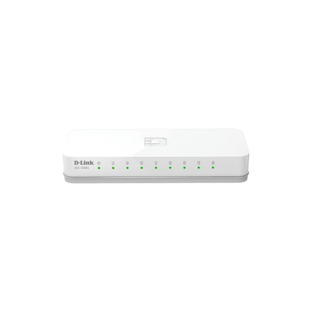 D-Link Unmanaged Switch 8 Port 10/100Mbps: ขยายเครือข่ายง่ายๆ สำหรับบ้านและสำนักงานขนาดเล็ก