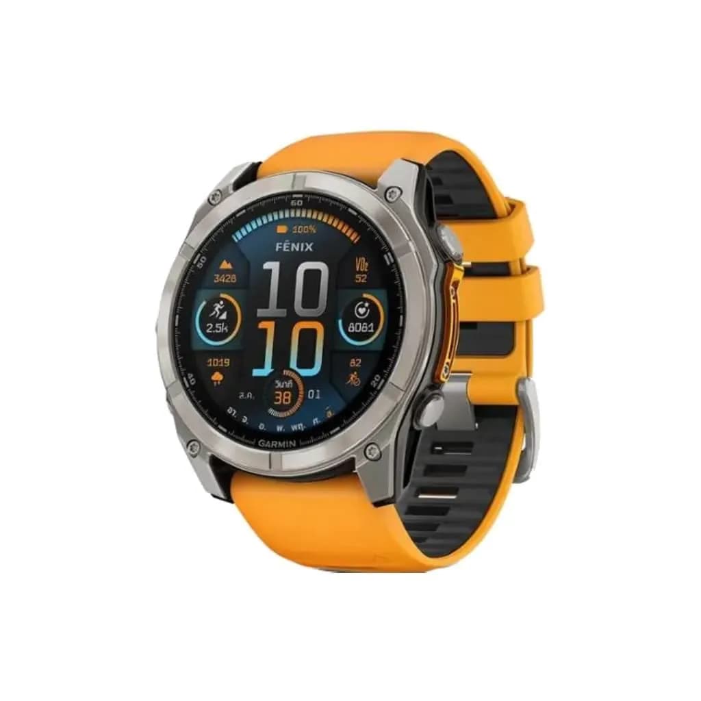 GARMIN fenix 8 51mm,AMOLED,Saph,Ti/Br/Grpht,SpkOg/GrphBd,SEA,A04808