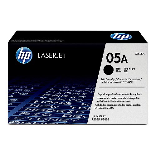 HP 05A Black Original LaserJet Toner Cartridge (CE505A)