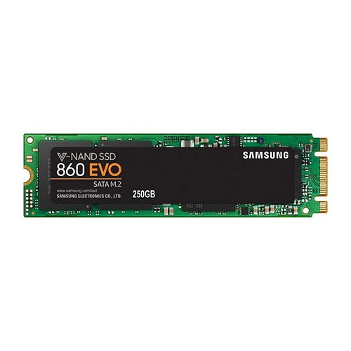 Samsung เอสเอสดี 250GB SSD 860 EVO M.2 (MZ-N6E250BW)