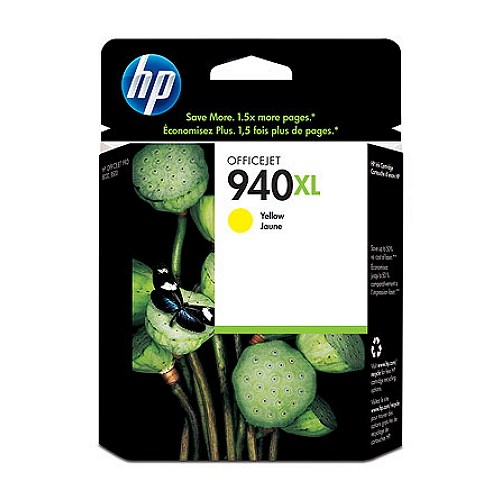 HP 940XL Yellow Officejet Inkjet Cartridge (C4909AA)