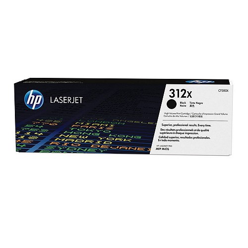 HP 312X High Yield Black Toner Cartridge (CF380X)