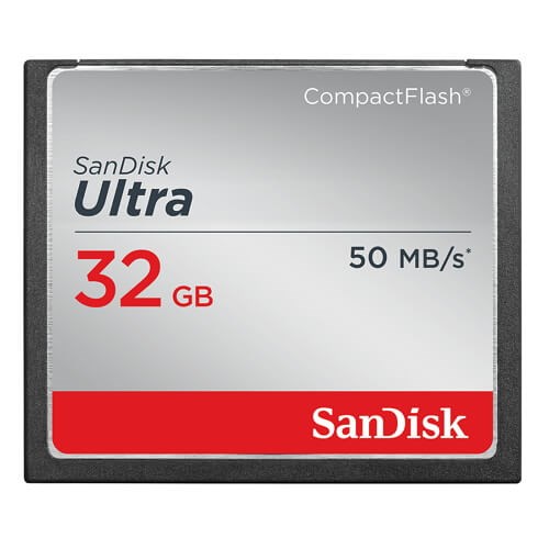 SanDisk Ultra CompactFlash Memory Card 32GB 50MB|s (CFHS-032G-G46)