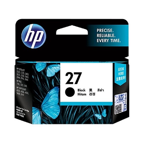 HP 27 Black Original Ink Cartridge (C8727AA)