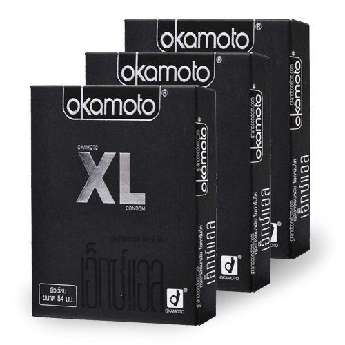 Okamoto ถุงยางอนามัย XL (3boxs)