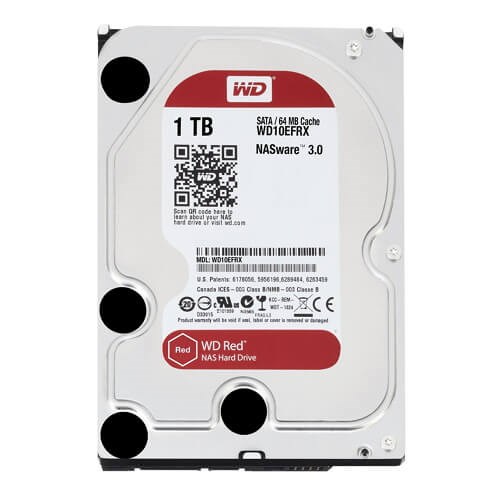 WD Red 1TB NAS HDD SATA-III 5400RPM 3.5-inch Internal Hard Drive (WD10EFRX)