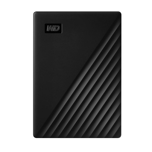 WD ฮาร์ดดิสก์พกพา My Passport 4TB, Black, USB 3.0 External HDD (WDBPKJ0040BBK-WESN)