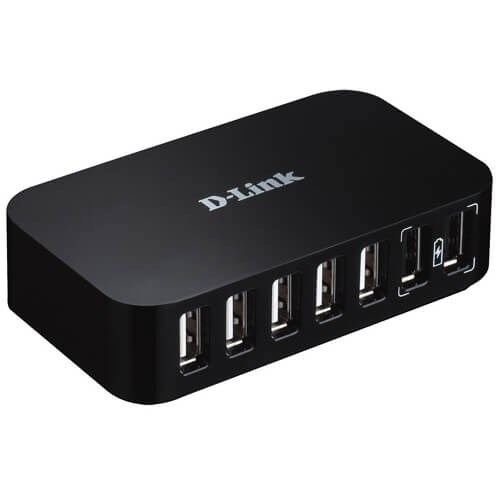 D-Link 7-Port USB 2.0 Network Hub (DUB-H7)