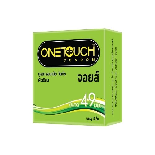 ถุงยางอนามัย ONETOUCH  JOYS CONDOM  (3 ชิ้น)