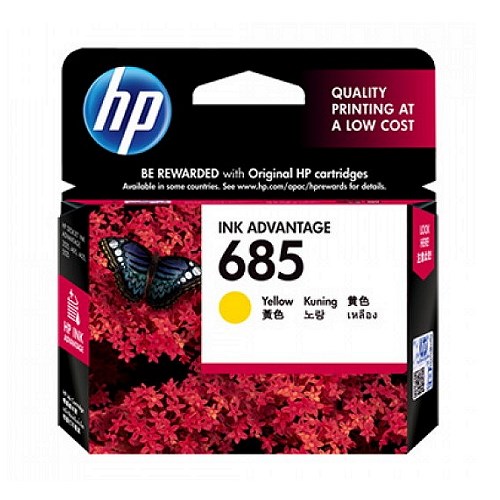 HP 685 Yellow Ink Cartridge (CZ124AA)