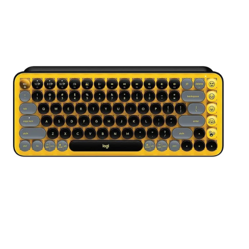 Logitech POP KEYS with emoji (คีย์บอร์ดไร้สาย) (Blast)