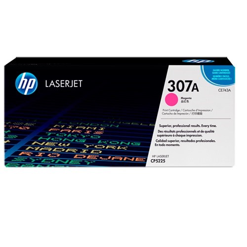 HP CE743A ตลับหมึกพิมพ์ สี Magenta (HPQ-CE743A)