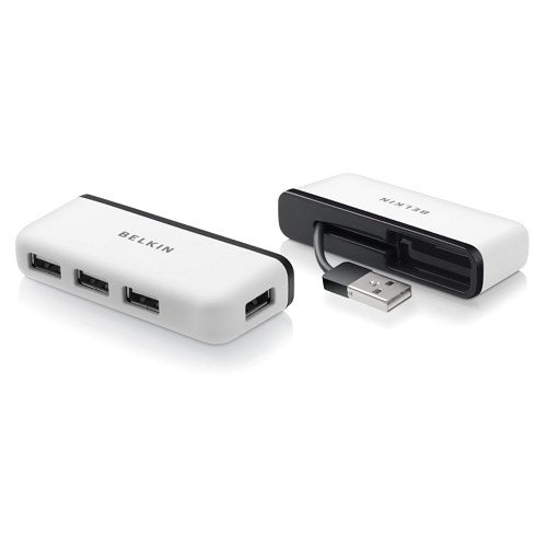Belkin USB 2.0 4-Port Travel Hub (F4U021bt)