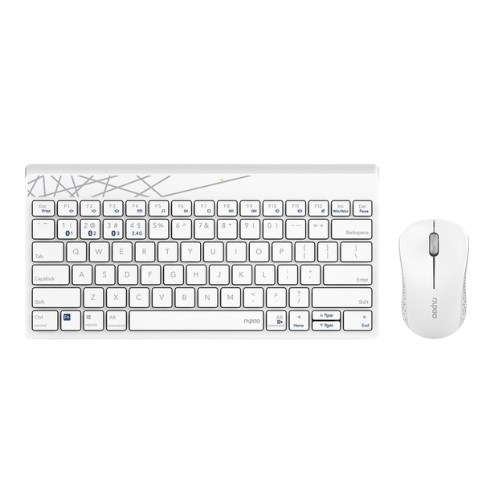 Rapoo 8000M Combo Wireless Keyboard & Mouse (KB-8000M)