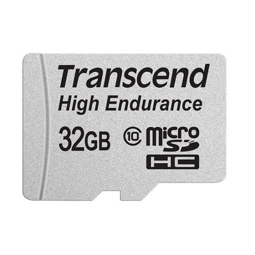 Transcend 32GB High Endurance microSDHC Card with Adapter C10 21MB|s (TS32GUSDHC10V)