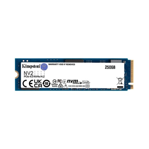 Kingston 250GB NV2 M.2 2280 PCIe 4.0 x4 NVMe SSD (SNV2S/250G)