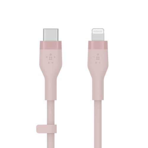 Belkin BOOST CHARGE DuraFlex Silicone Charge USB-C to Lightning Cable 1 Meter สายชาร์จและถ่ายโอนข้อมูล (CAA009bt1M)