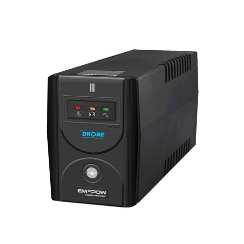 เครื่องสำรองไฟ UPS EMPOW รุ่น Drone-1000VA|500W
