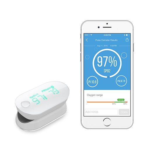 iHealth เครื่องวัดปริมาณออกซิเจนในเลือด และชีพจรแบบไร้สาย รุ่น PO3