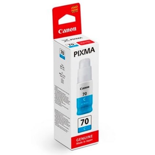 หมึกเติมอิงค์เจ็ท Canon GI-70C Cyan แบบขวด (70 ml.)