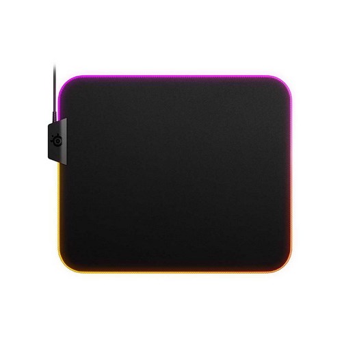 SteelSeries แผ่นรองเมาส์ เกมมิ่ง RGB รุ่น QcK Prism Cloth Gaming Mousepad Size M