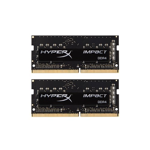 KINGTON (แรม) HyperX Impact 16GB (8GB x2) DDR4 3200MHz Non ECC Memory RAM SODIMM (HX432S20IB2K2|16)