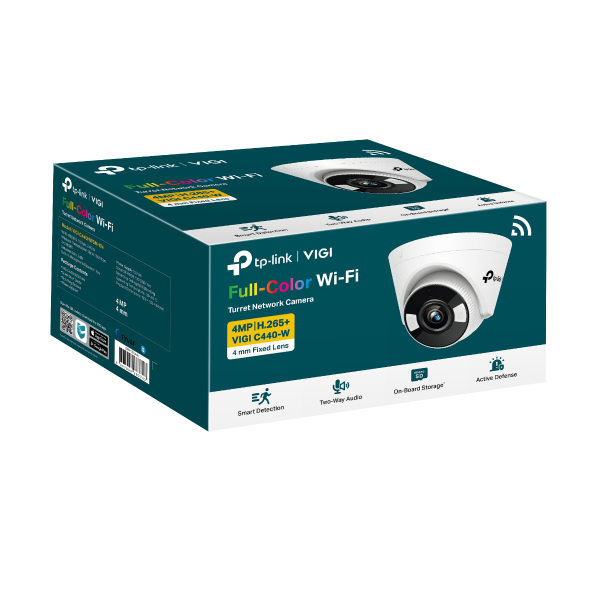 กล้องวงจรปิด TP-Link WIFI CAMERA-OUTDOOR VIGI C440-W (4mm): ความคมชัดสูง ใช้งานง่าย detail image