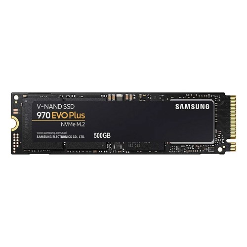SAMSUNG 500GB SSD 970 EVO PLUS PCIe|NVMe M.2 2280 (MZ-V7S500BW) (เอสเอสดี)