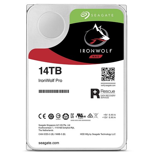 Seagate IronWolf Pro 14TB NAS SATA-lll 3.5-inch Internal Hard Drive (ST14000NE0008)