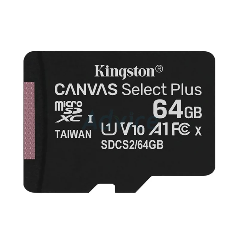 KINGSTON Canvas Select Plus microSD เมมโมรี่การ์ด 64GB