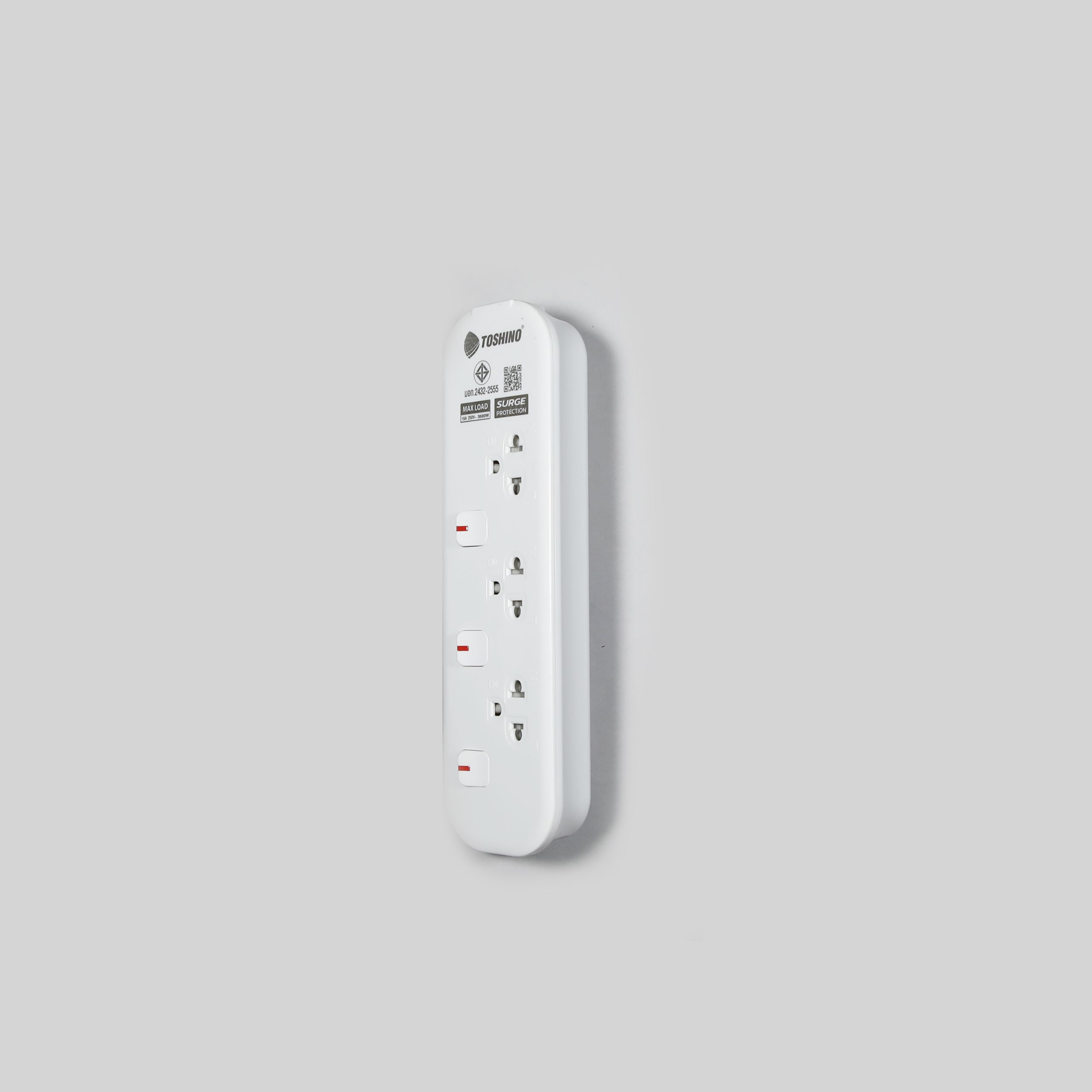 รางปลั๊กไฟ 3 ช่อง 3 สวิตซ์ 16A/3600W รุ่น JT3: ตัวเลือกที่น่าเชื่อถือสำหรับบ้านและออฟฟิศ detail image