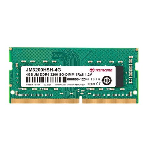 Transcend 4GB JetRam DDR4 3200MHz SODIMM CL22 (1x4GB) (JM3200HSH-4G)