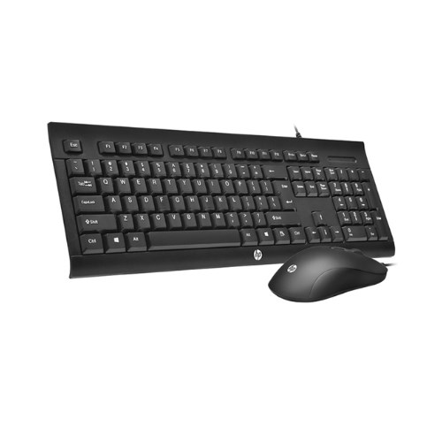 HP Combo set Keyboard and Mouse รุ่น KM100 คีย์บอร์ดและเมาส์