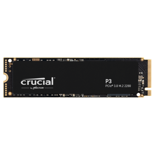 Crucial P3 500GB 3D NAND NVMe PCIe M.2 SSD