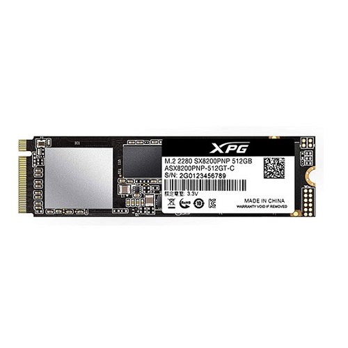 Adata SSD (เอสเอสดี) XPG SX8200 Pro 512GB PCIe Gen3x4 M.2 2280 R3500|W3000MB|s (X8200PNP512GTC)