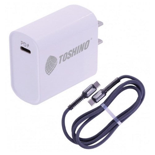 Toshino Adapter PD 18W+สายชาร์จ C TO C รุ่น K13-TCC