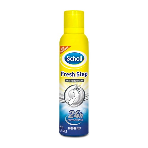 Scholl สกอลล์ เฟรช สเตป สเปรย์ระงับกลิ่นเท้า 150 มล.