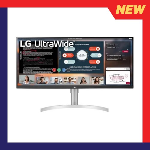 LG UltraWide Monitor 34" 34WN650-W (IPS, HDMI, DP, 75Hz, 5ms, SPK) (จอมอนิเตอร์)