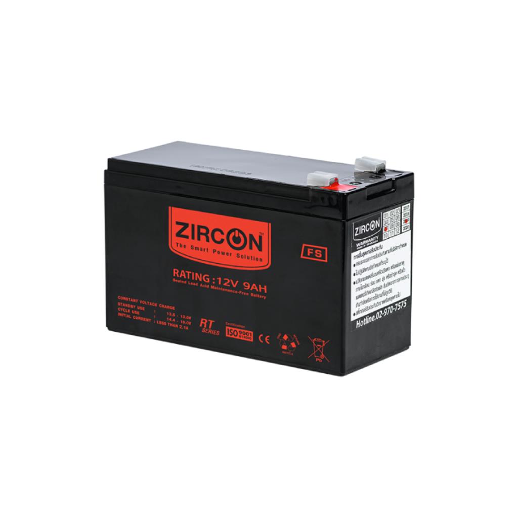 รีวิวแบตเตอรี่ Zirco ZC-Battery 12V/9.0AH: พลังงานทนทานสำหรับอุปกรณ์ของคุณ