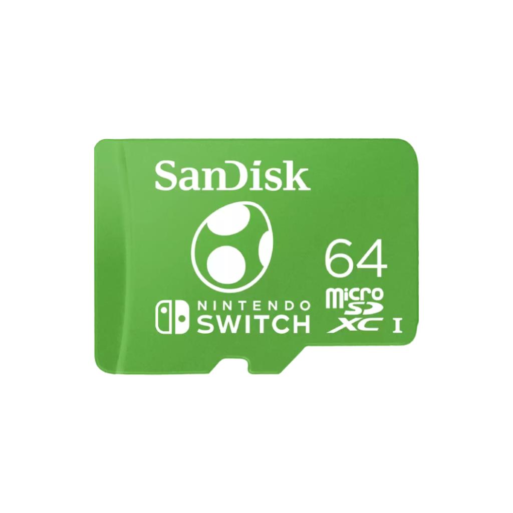 SanDisk and Nintendo Cobranded microSDXC SQXAT, 64GB