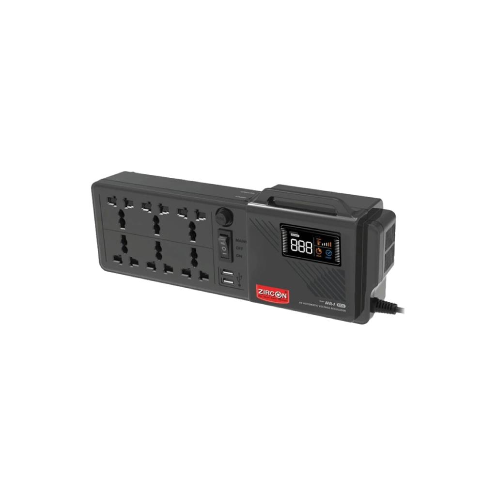 STABILIZER MODEL HR-1 ECO 1000VA 6SOCKET 2USB