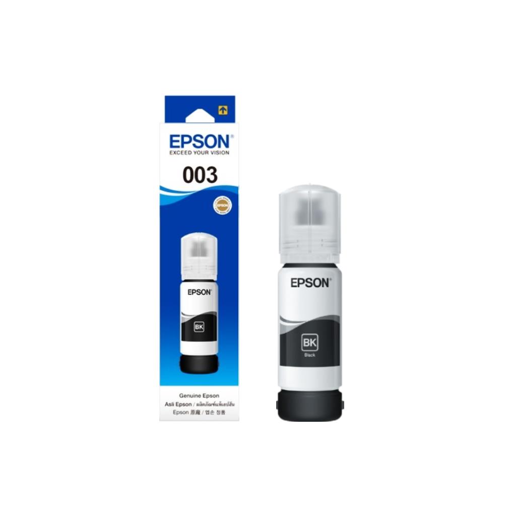 รีวิวน้ำหมึก EPSON INK BOTTLE T00V100 (ดำ) สำหรับ L3110/L3150: ประหยัด คุ้มค่า คุณภาพสีดำคมชัด