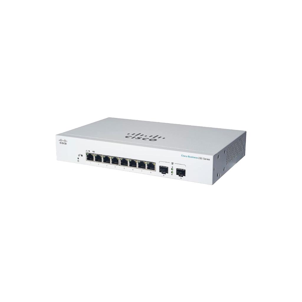 CBS220 Smart 8-port GE, Ext PS, 2x1G SFP