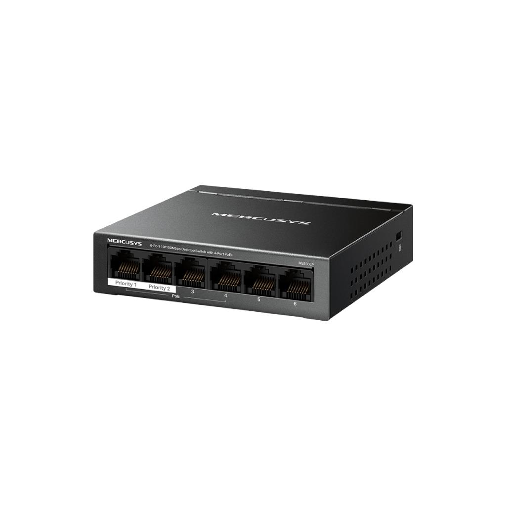 รีวิว MS106LP: สวิตช์ PoE+ 6 พอร์ต ขนาดกะทัดรัด สำหรับธุรกิจและบ้านอัจฉริยะ