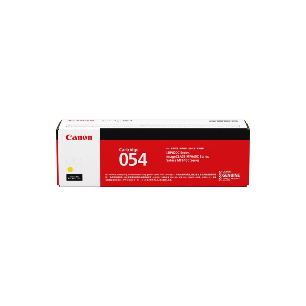 ตลับหมึกแท้ Canon 054Y สีเหลือง (Yellow) สำหรับเครื่องพิมพ์ LBP/MF Series ประสิทธิภาพสูง