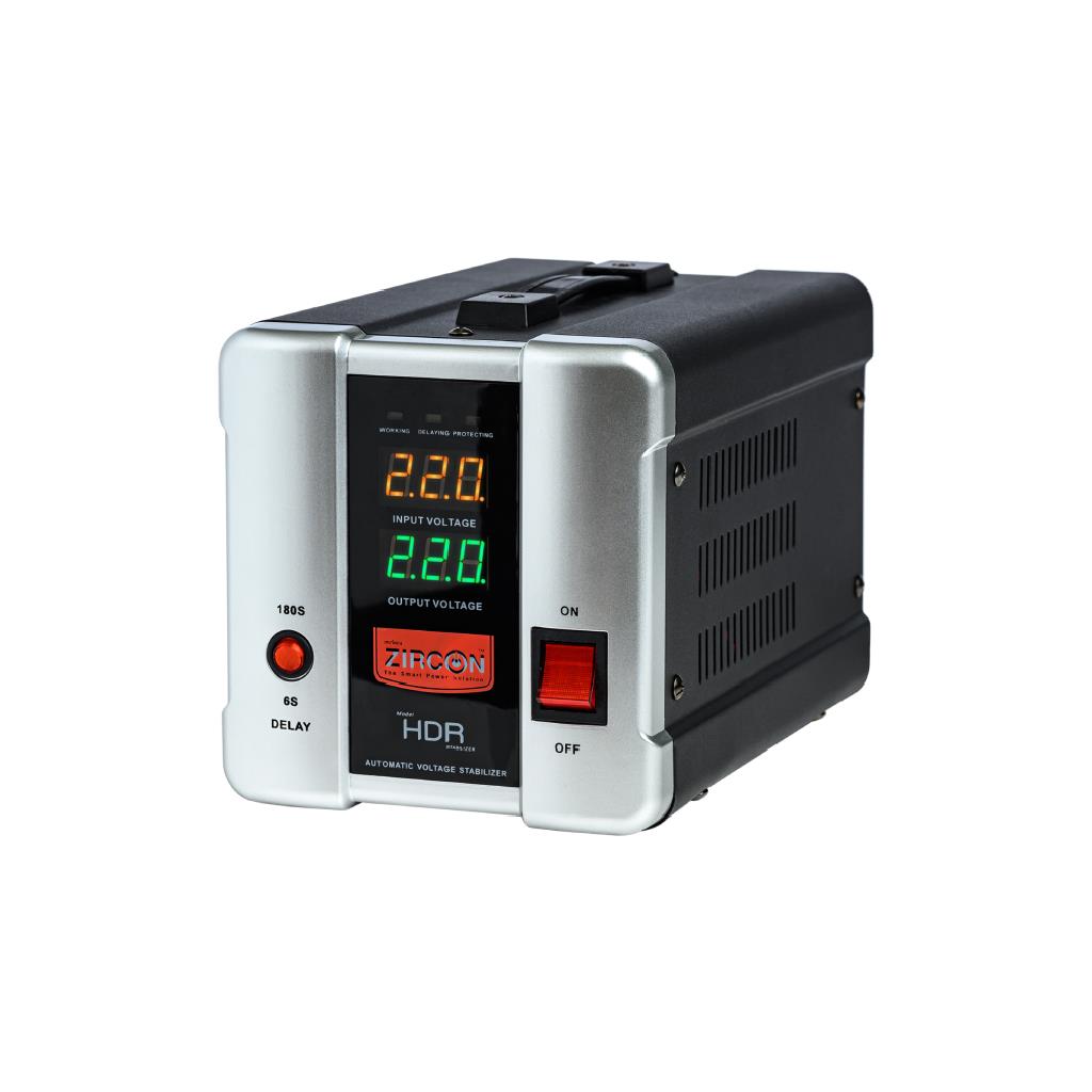 Zircon Stabilizer HDR 2000VA/1600W: สุดยอดเครื่องปรับแรงดันไฟฟ้า ปกป้องอุปกรณ์คู่ใจจากไฟตก ไฟเกิน และไฟกระชาก