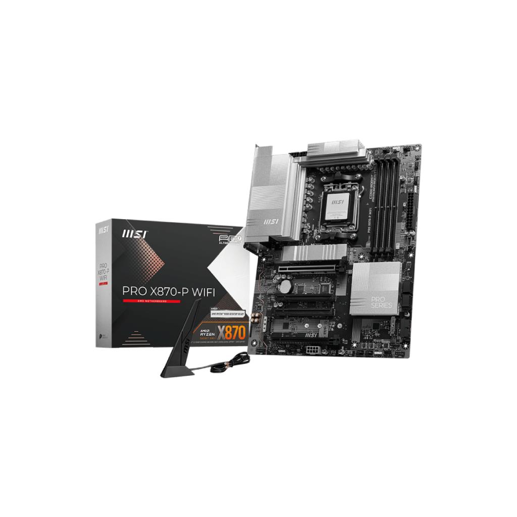 PRO X870-P WIFI: สุดยอดเมนบอร์ด AM5 สำหรับ Ryzen 9000 Series พร้อม Wi-Fi ตัวแรง
