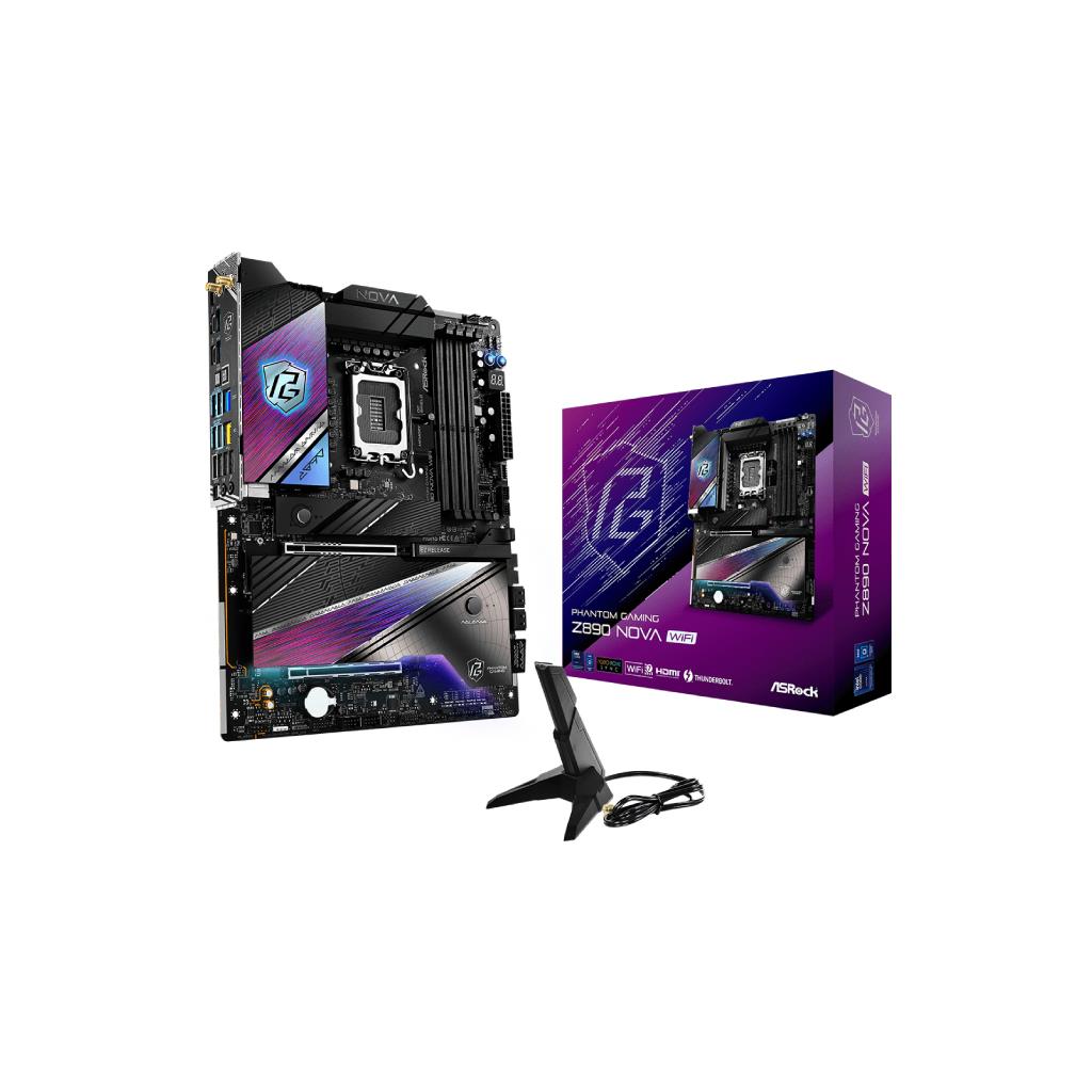 Z890 Nova WiFi: สุดยอดเมนบอร์ด LGA1851 สำหรับ Intel Core Ultra พร้อม DDR5 และ WiFi 7