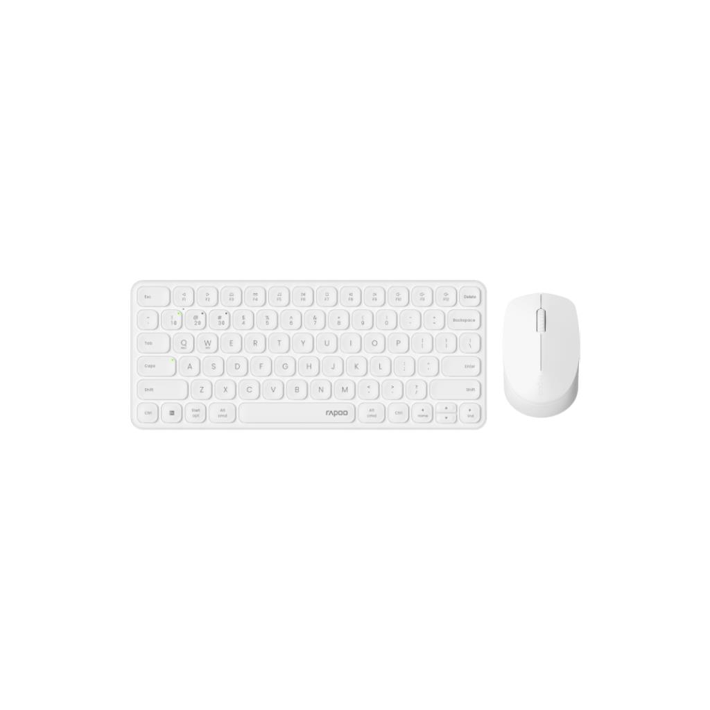 รีวิว Rapoo 9010M: ชุดคีย์บอร์ดและเมาส์ไร้สาย Multi-mode สีขาว ที่ใช่สำหรับคนทำงานและชาวมินิมอล